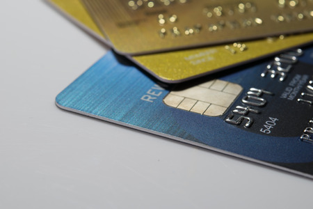 Close Up shot with Credit card