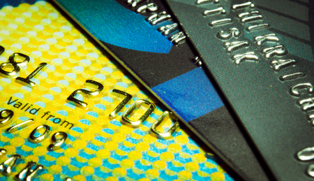 Close Up Credit Card backgroundの写真素材