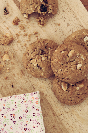 Cookies Oatmeal homemade for breakfast