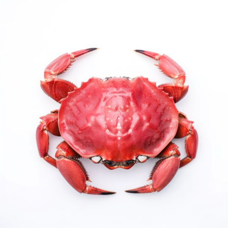 Crab isolated on white background.の写真素材