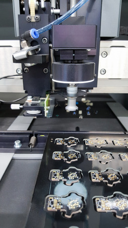machine camera for smd assemblyの写真素材