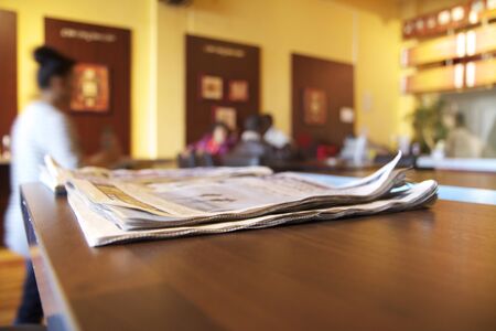 newspaperの写真素材