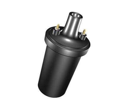 IGNITION COIL OF AUTOMOBILE 3D ILLUSTRATIONの写真素材