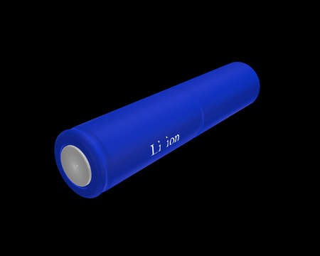 LI ION  BATTERY 3D ILLUSTRATIONの写真素材