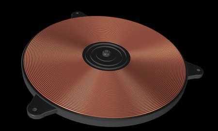 INDUCTION COOKER COIL 3D ILLUSTRATIONの写真素材