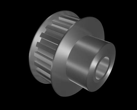 TIMING BELT PULLY 3D ILLUSTRATIONの写真素材