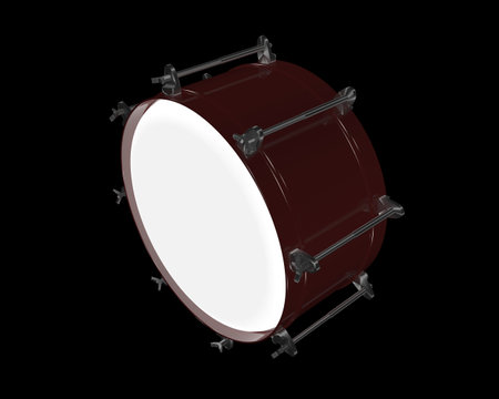 band drum steel for musical concert 3d illustrationの写真素材