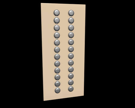 printhead pins 3d illustrationの写真素材