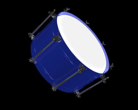 band drum steel for musical concert 3d illustrationの写真素材