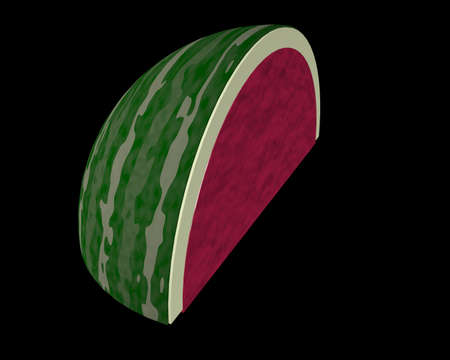 watermelon slice 3d renderingの写真素材