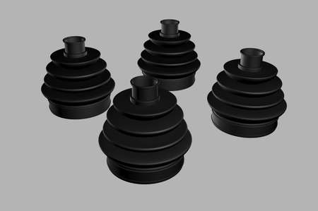 axle boot for automobiles 3d illustrationの写真素材