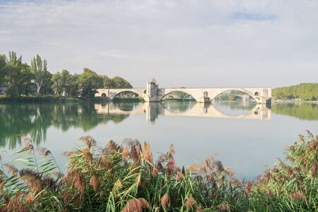 Bridge in Avignon, Franceの写真素材