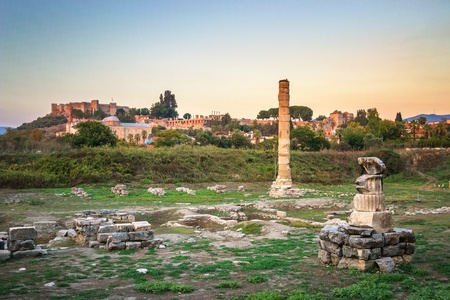Temple of Artemis at Ephesus - Selcuk, Turkeyの写真素材
