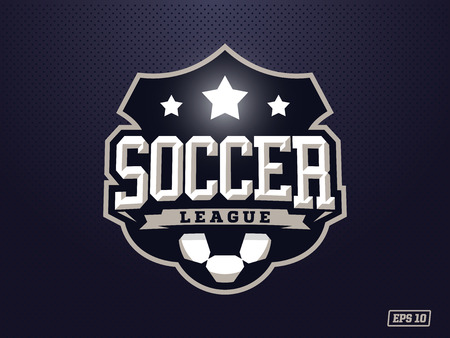 Modern professional soccer logo for sport team.のイラスト素材