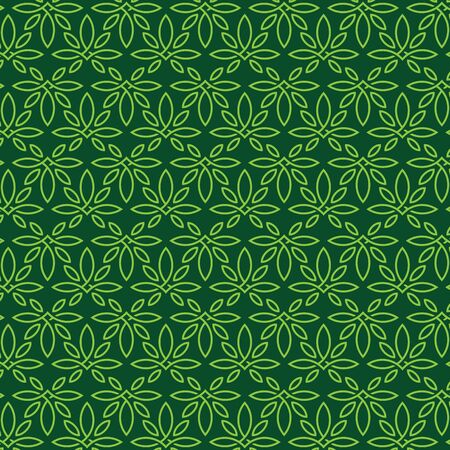 Modern professional pattern ornament in cannabis themeのイラスト素材