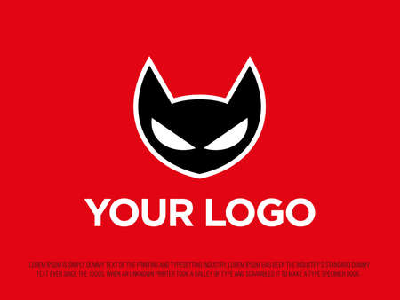 Modern, professional set of icons with the image of cat.のイラスト素材