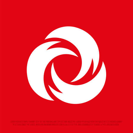 Modern, professional logo with the image of a sphere.のイラスト素材