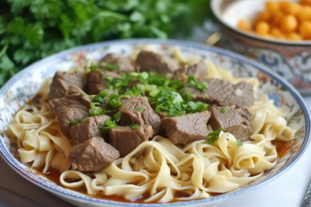 Kazakh Beshbarmak Boiled meat noodlesの素材