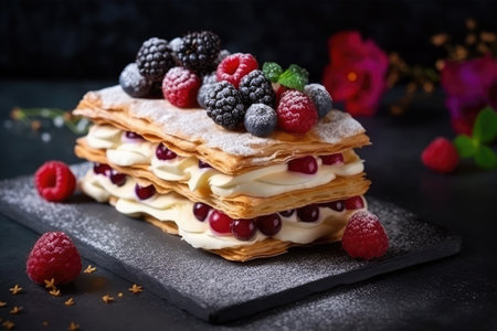 Mille Feuilles old school French pastryの素材