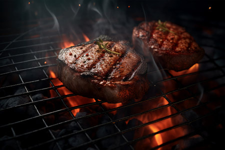 grilled beef steakの素材