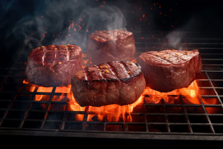 grilled beef steakの素材