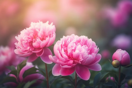 beautiful flowers on backgroundの素材