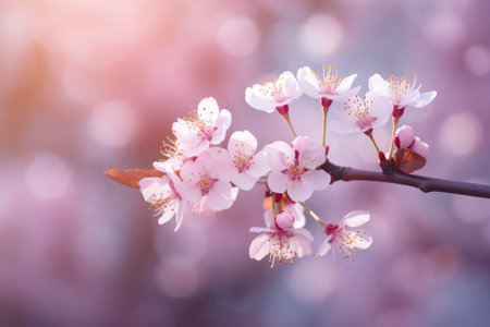 beautiful flowers on backgroundの素材