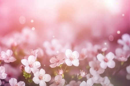 beautiful flowers on backgroundの素材