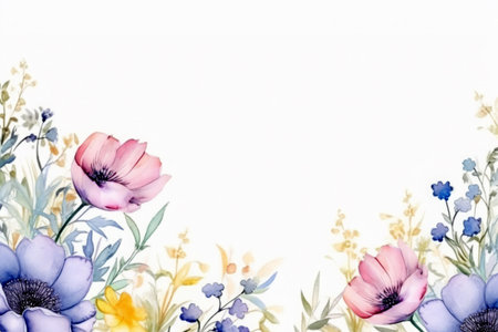 beautiful flowers design on backgroundの素材