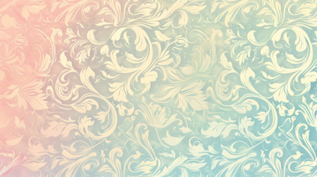 Abstract floral background. Elegant ornament in the style of baroqueの素材