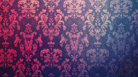 Vector damask seamless pattern. Elegant luxury texture for wallpapers, backgrounds and page fill.の素材