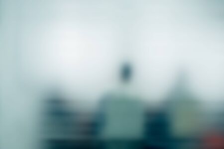 Abstract blurred background of people in meeting room at the office.の写真素材