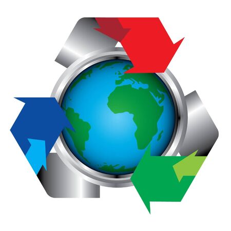 Recycle worldのイラスト素材
