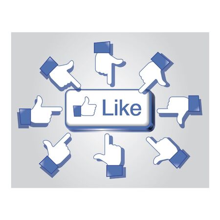 Likeのイラスト素材