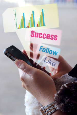 Social networkの写真素材