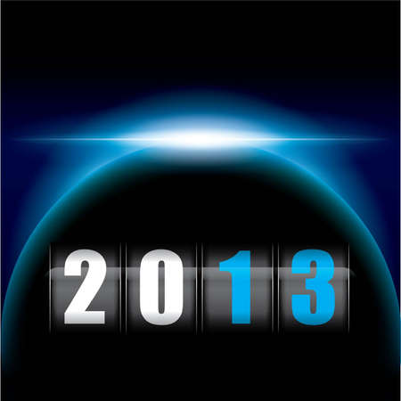 2013のイラスト素材