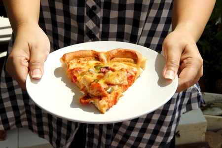 PIZZAの写真素材