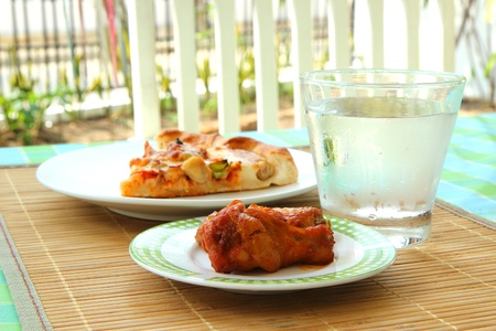 PIZZAの写真素材