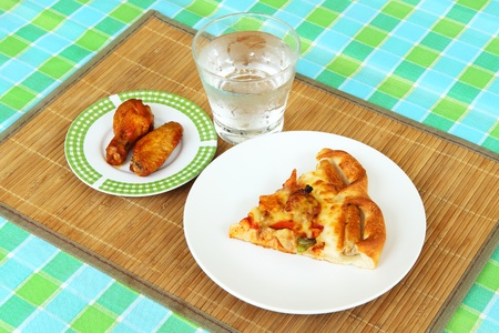 PIZZAの写真素材