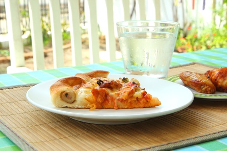 PIZZAの写真素材