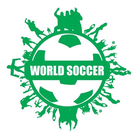 World Soccerのイラスト素材