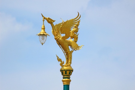The swan lampの写真素材