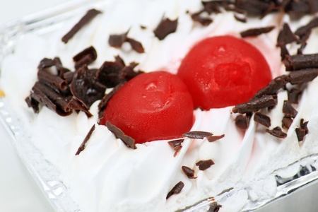 Cherry cakeの写真素材