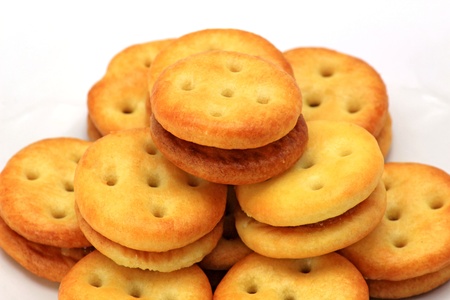 Biscuits pineapple fillingsの写真素材