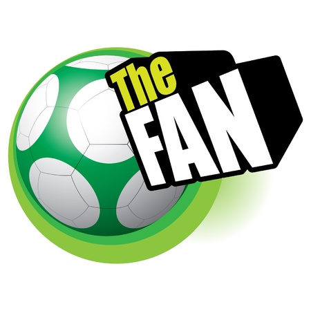Soccer football the fanのイラスト素材