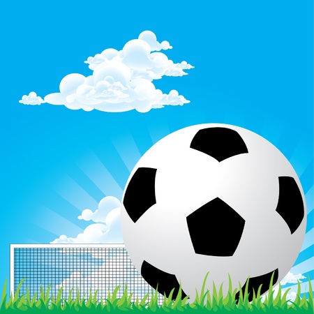 Soccer football penaltyのイラスト素材