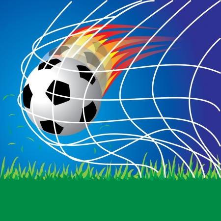 Soccer football penaltyのイラスト素材