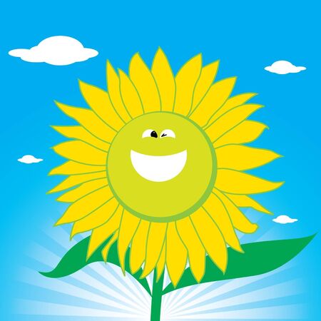 Sunflowerのイラスト素材