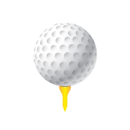illustration of golf ballのイラスト素材