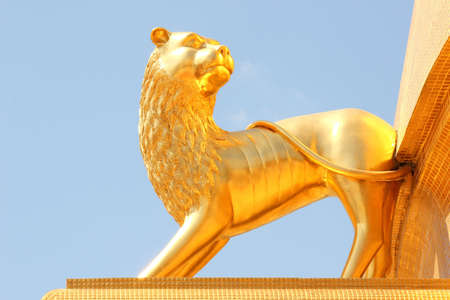 Lion statueの写真素材